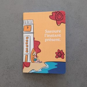 recto carnet je savoure l instant present